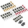 Fairing Bolts M5 Body 10pcs Motorcycle Bolt Kit Screw Spire Speed Fastener Clip Nut Black