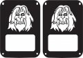 Jeeptails Bigfoot Face Tail Lamp Light Covers For Jeep Jk Wrangler Set Of 2 