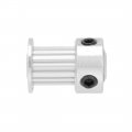 Uxcell Aluminum 16 Teeth 5mm Bore 2 032mm Pitch Timing Belt Pulley For 10mm