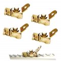 Pack Of 4 Aluminum L-track Double Stud Threaded Fitting Bolt On Your Own Attachment No Track Included 