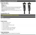 Rear Air Spring To Coil Conversion 2 Piece Kit Compatible With 2003-2006 Ford Expedition Excludes Wheel Drive