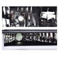 Led Drl Headlights For 1992-1996 Bronco Ford F150 F250 F350 Super Duty Headlamps W Corner Signal Driver Side Passenger Smoky 
