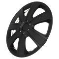 4 Pack 16 In Black Hubcaps Full Wheel Skin Cover Caps With Adjustable Retention System For Most Popular Vehicle Brands