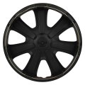 4 Pack 16 In Black Hubcaps Full Wheel Skin Cover Caps With Adjustable Retention System For Most Popular Vehicle Brands
