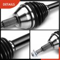A-premium Pair 2 Front Axle Shaft Assembly Compatible With Chrysler Pacifica 2007-2008 V6 4 0l Driver And Passenger Side