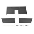 Rear Bumper Diffuser For 2012-2015 Honda Civic Sedans Coupe Lower Lip Spoiler Valance Splitter Body Kit Black Plastic