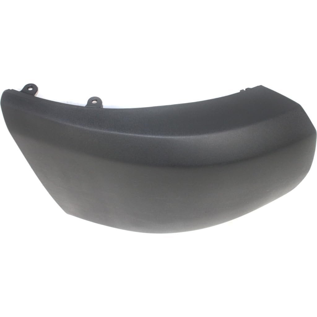 Front Bumper End Passenger Side For Chevy Silverado 1500 2007 To 2013 Textured Black Plastic Replacement Gm1005146