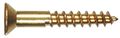 The Hillman Group 2733 10 X 2-inch Brass Flat Phillips Wood Screw 20-pack 