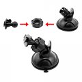 Sslhong Car Suction Cup For Dash Cam Holder With 6 Types Adapter Black