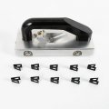 Wheeled Slotting Pull Hand Tool 10pcs U-type Blades Pvc Flooring Slotter For Vinyl Floor Welding Plastic 