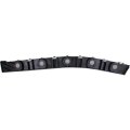 Rear Bumper Bracket Driver Side For Chevy Impala 2014 To 2020 Plastic Replacement 23145891 Gm1132100 Black Standard Style 