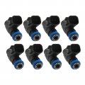 8x Fuel Injector Nozzle 4 Holes Fj1089 12613412 For 2016-2018 Chevrolet Suburban 3500 Hd 8 Cyl 6 0l Flex 
