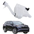 Windshield Washer Fluid Reservoir White With Tube And Motor Replacement For Highlander 2020-2023 85315-0e150 85301-0e030 