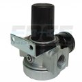 1 2 In-line Compressed Air Pressure Regulator 7 To 150 Psi Adjustable Bracket Gauge 