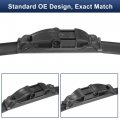 X Autohaux 2pcs 22 18 Silicone Front Windshield Wiper Blade For Opel Astra H 2005-2010 Saturn 2008-2009 Windscreen Oe