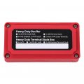 G-plus Red Heavy Duty 4 Way Bus Bar Power Nylon Fiberglass Distribution Box I Type Screw 300a 48v Dc