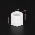 Uxcell 8pcs Pvc Pipe Fitting G3 4 Male To G1 2 Female Reducer Threaded Hex Bushing Adapter Coupler For Water System Connecting