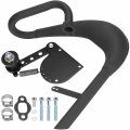 Performance Chrome Expansion Chamber Exhaust Pipe Muffler Clip Chain Tensioner Adjuster Kit For 49cc 50cc 66cc 80cc 100cc 
