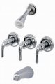8 Three-handle Tub And Shower Faucets Chrome Finish By Plumbusa 