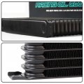 G-plus Black Engine Oil Cooler Kit 7 Row An10 Compatible With Bmw Mini Cooper S Turbo R56 2006-2012 Aluminum