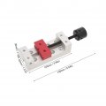 Mini Flat Clamp 50mm Aluminum Table Bench Vise Drill Press Vice Fixing Tool Diy Sculpture Craft Carving