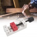 Mini Flat Clamp 50mm Aluminum Table Bench Vise Drill Press Vice Fixing Tool Diy Sculpture Craft Carving