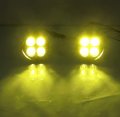 July King Super Bright 18w 4300k Led Fog Lampa Casea For Toyota 4runner 2013-2022 Tacoma 2016-2022 Tundra 2014-2021 Over 2000lm