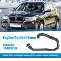 Uxcell 1 Pcs Engine Coolant Hose For Bmw X3 3 0l L6 Gas 2007-2010 No 11537552339