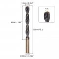 Uxcell 2pcs Jobber Drill Bits 10mm 0 394 Black Nitride Gold Titanium Coated M2 High Speed Steel Hss Twist For Stainless