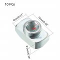 Sliding T Slot Nuts M6 Female Thread For 4040 Series Aluminum Extrusion Profile Pack Of 10