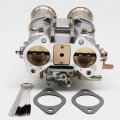 Kipa Carburetor Replace For 45 Dcoe Side Draft 45mm Twin Choke Carb Part Number 19600 060 017 2-bbl With Gasket Carbon Dirt Jet