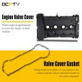 Ocpty 11127585907 Valve Cover Gasket Replacement Fit For 2007-2012 Mini Cooper S 1 6l 1598cc L4 Dohc Turbocharged Engine