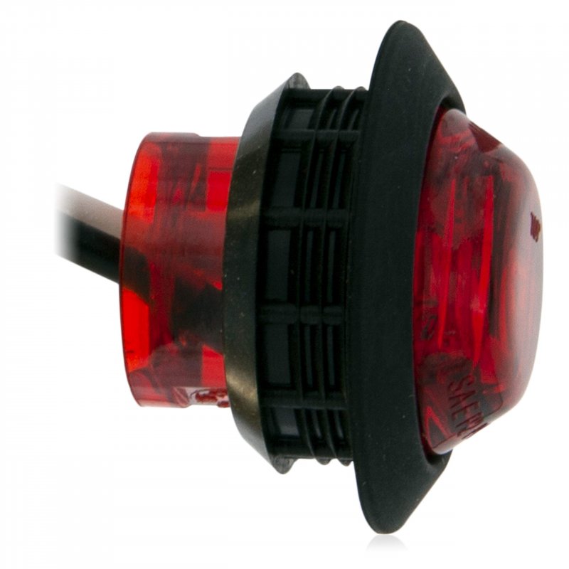 M09300r Red 3 4 In Round Combination Clearance Marker Light 12v Led With Resin Sealed Electronics Acrylic Lens Rear Mount