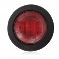 M09300r Red 3 4 In Round Combination Clearance Marker Light 12v Led With Resin Sealed Electronics Acrylic Lens Rear Mount
