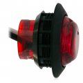 M09300r Red 3 4 In Round Combination Clearance Marker Light 12v Led With Resin Sealed Electronics Acrylic Lens Rear Mount