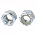 Uxcell 7 16 -14 Zinc Plated Self-locking Nylon Insert Hex Lock Nut 20pcs