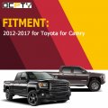 Ocpty Exterior Black Door Handle Replace Oe 69211-06910 Cover 69250-06901 Fit For 2012-2017 Toyota Camry Rear Left And Right