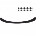 G-plus Universal Polyurethane Winglet Aero Front Bumper Lip Splitter Diffuser Black Polypropylene