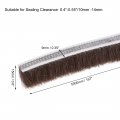 Uxcell Brush Weather Stripping Adhesive Felt Door Seal Strip Pile Weatherstrip Sweep For Window 197inch L X 0 6 Inch W 5000mm