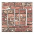 Graphics Wallplates Red Brick Design Background Print Double Rocker Gfci Wall Plate Cover 
