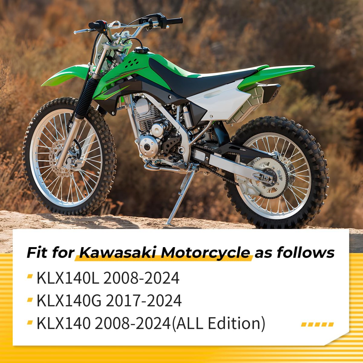 Left Right Rear Side Cover For Kawasaki Klx140l Klx140g Klx140 2008-2024 36001-0156-266 36001-0154-266