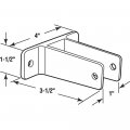 Prime-line 656-6365 Two Ear Wall Bracket For 1 In Panels Zinc Alloy Chrome Plated Finish Single Pack