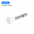 Uxcell Plunger Latches 6x50mm 0 24x1 97inch Steel Spring-loaded Bolt Latch Spring Pin For Furniture Door Bed 8pcs