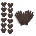 Cordova 1500 Pvc Dotted Large Dots Brown Jersey Gloves Knit Wrist Large 12-pack 
