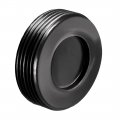 Uxcell Carbon Brush Holder Caps 22mm O 11 5mm I D 6 Thickness Motor Cover Plastic Fitting Thread Black 20pcs