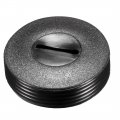 Uxcell Carbon Brush Holder Caps 22mm O 11 5mm I D 6 Thickness Motor Cover Plastic Fitting Thread Black 20pcs