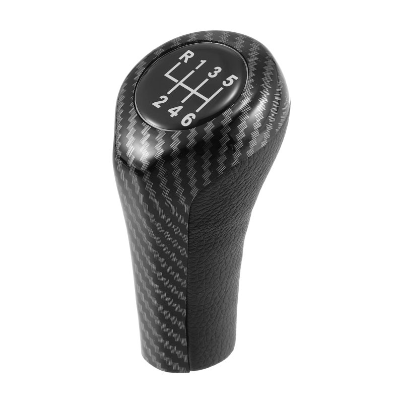 6 Speed Manual Gear Stick Shift Knob Transmission Lever Shifter Handle Carbon Fiber Pattern For Bmw 1 3 5 Series E30 E32 E34