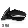 Ni1320300 Factory Style Driver Left Side Mirror Manual Folding Power Adjust Turn Signal Compatible With Rogue Sport 17-20 Paint