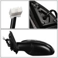 Ni1320300 Factory Style Driver Left Side Mirror Manual Folding Power Adjust Turn Signal Compatible With Rogue Sport 17-20 Paint