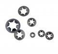 Hvazi 285pcs Metric M3 M4 M5 M6 M8 M10 M12 Internal Tooth Starlock Washers Assortment Kit External Push Rings On